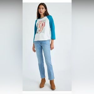 Aritzia Denim Forum - Organic cotton straight leg, button fly jeans